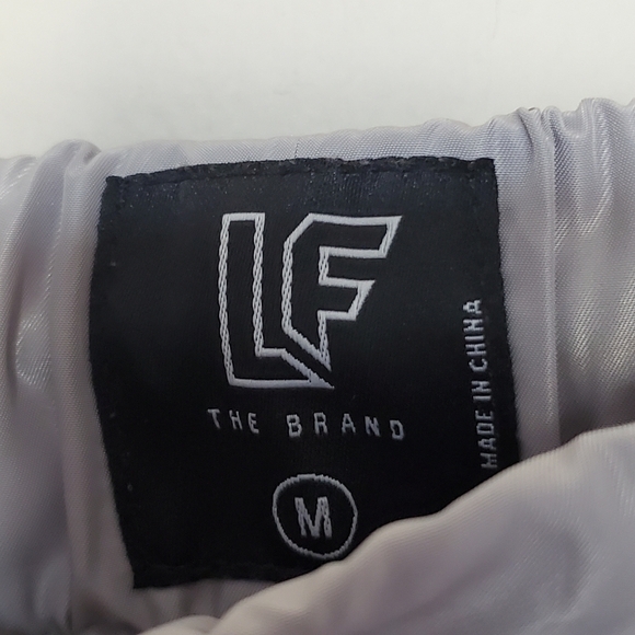 LF The Brand Streetwear Cargo Jogger Pants Gray/Pink Size M - Picture 7 of 10